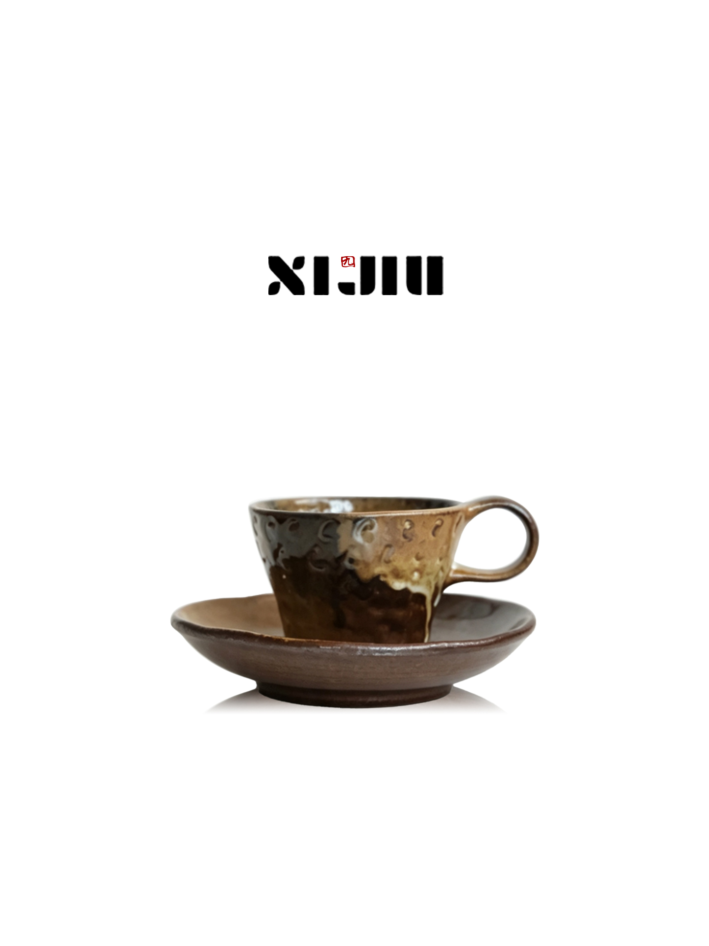 Handmade Ceramic Mug - كوب قهوة ياباني الطراز مصنوع يدويًا