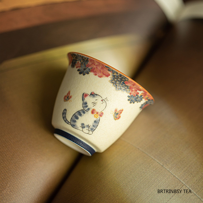Handmade Ceramic Mug - 1 قطعة كوب شاي سيراميك صيني