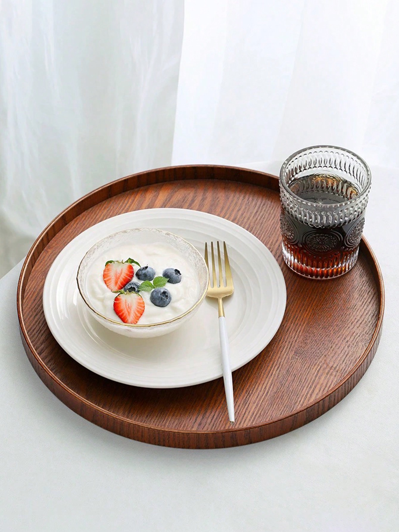 1 قطعة/3 قطع صينية تقديم خشبية - مراجعة Wooden Serving Tray وسعره