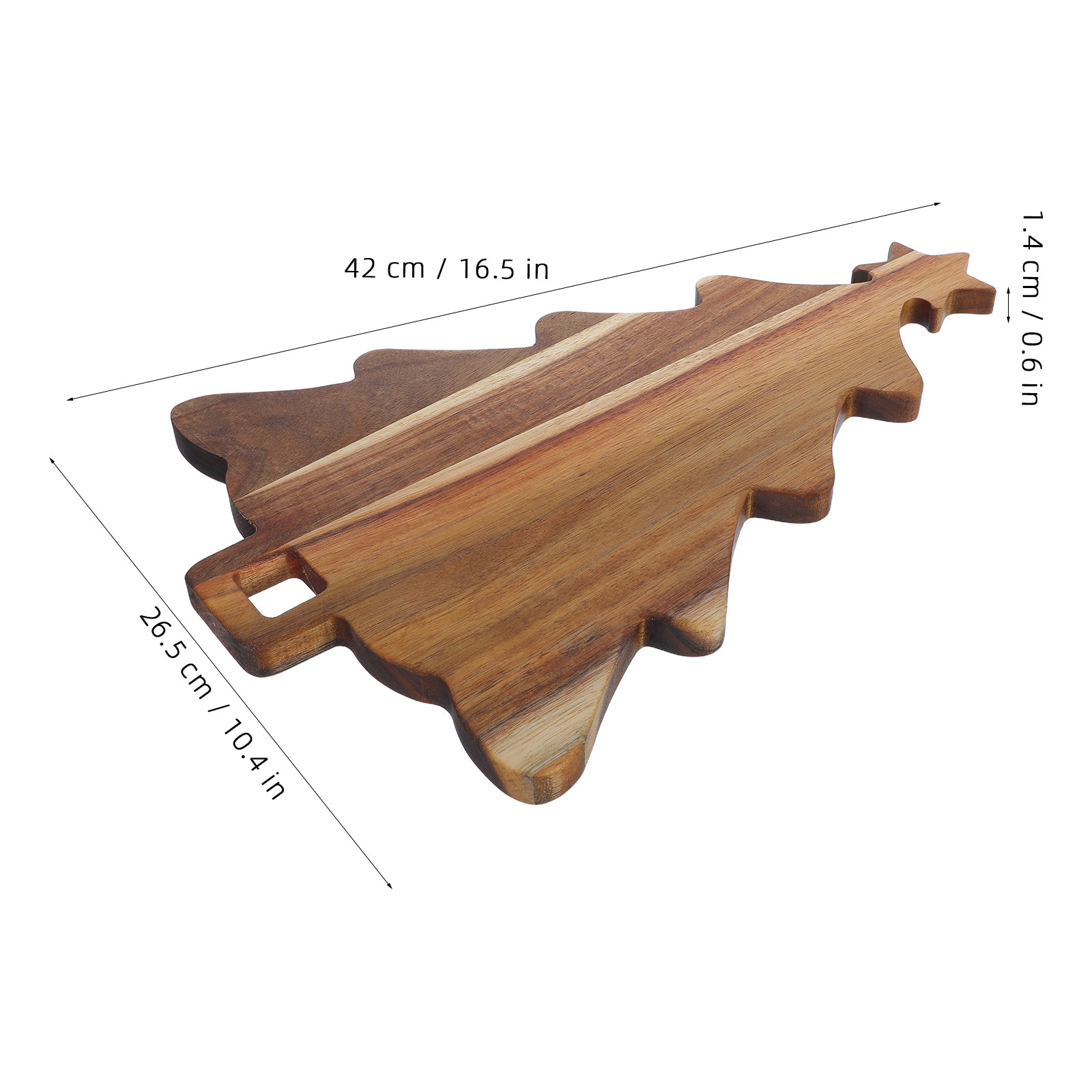 لوح تقطيع خشبي على شكل شجرة عي - مراجعة Wooden Serving Tray وسعره