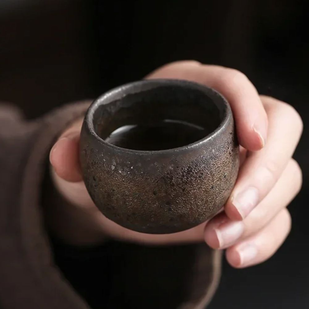 طقم شاي الكونغ فو كوب شاي من ا - مراجعة Handmade Ceramic Mug وسعره