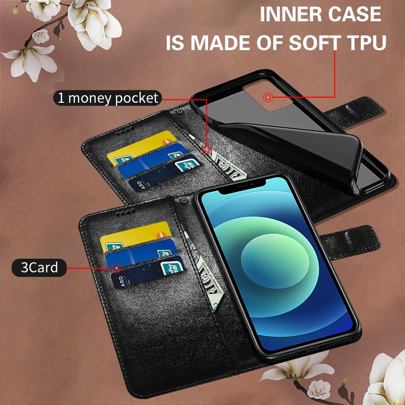 جراب قلاب لهاتف هونر X8D، جراب - مراجعة Leather Card Wallet وسعره
