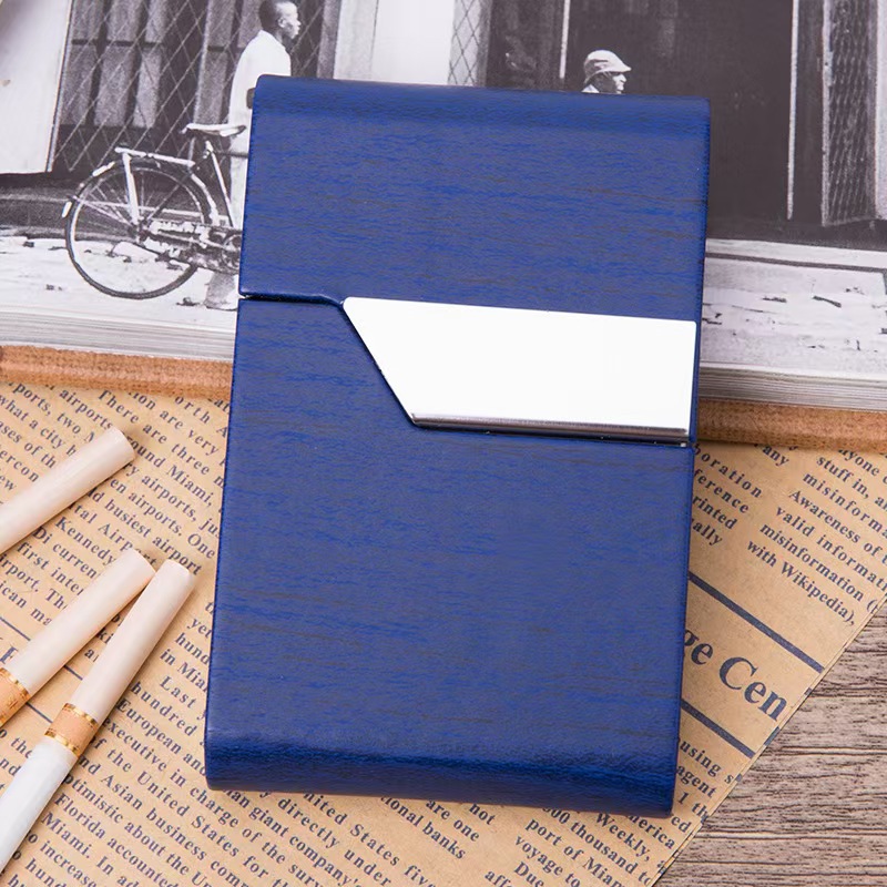 علبة سجائر من الفولاذ المقاوم  - مراجعة Leather Card Wallet وسعره