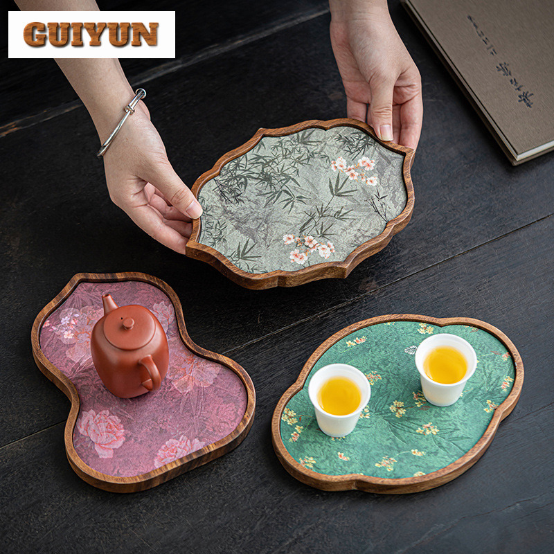 اليدوية الجوز الخشب صينية الشا - مراجعة Wooden Serving Tray وسعره