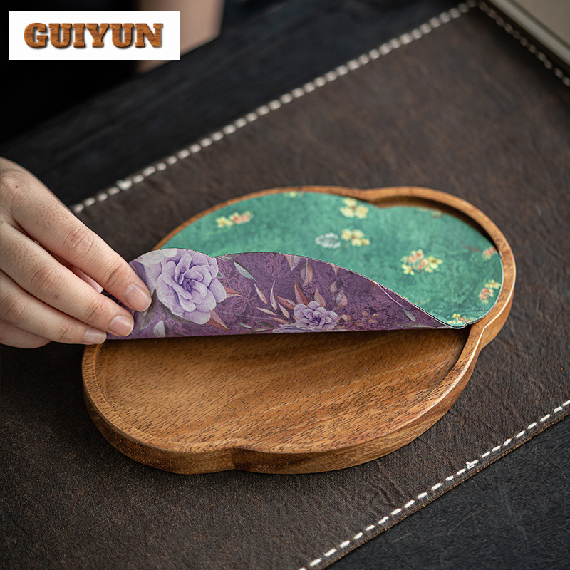 اليدوية الجوز الخشب صينية الشا - مراجعة Wooden Serving Tray وسعره