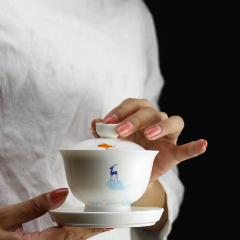 Gongjiu اللون الغزلان الأبيض ا - مراجعة Handmade Ceramic Mug وسعره