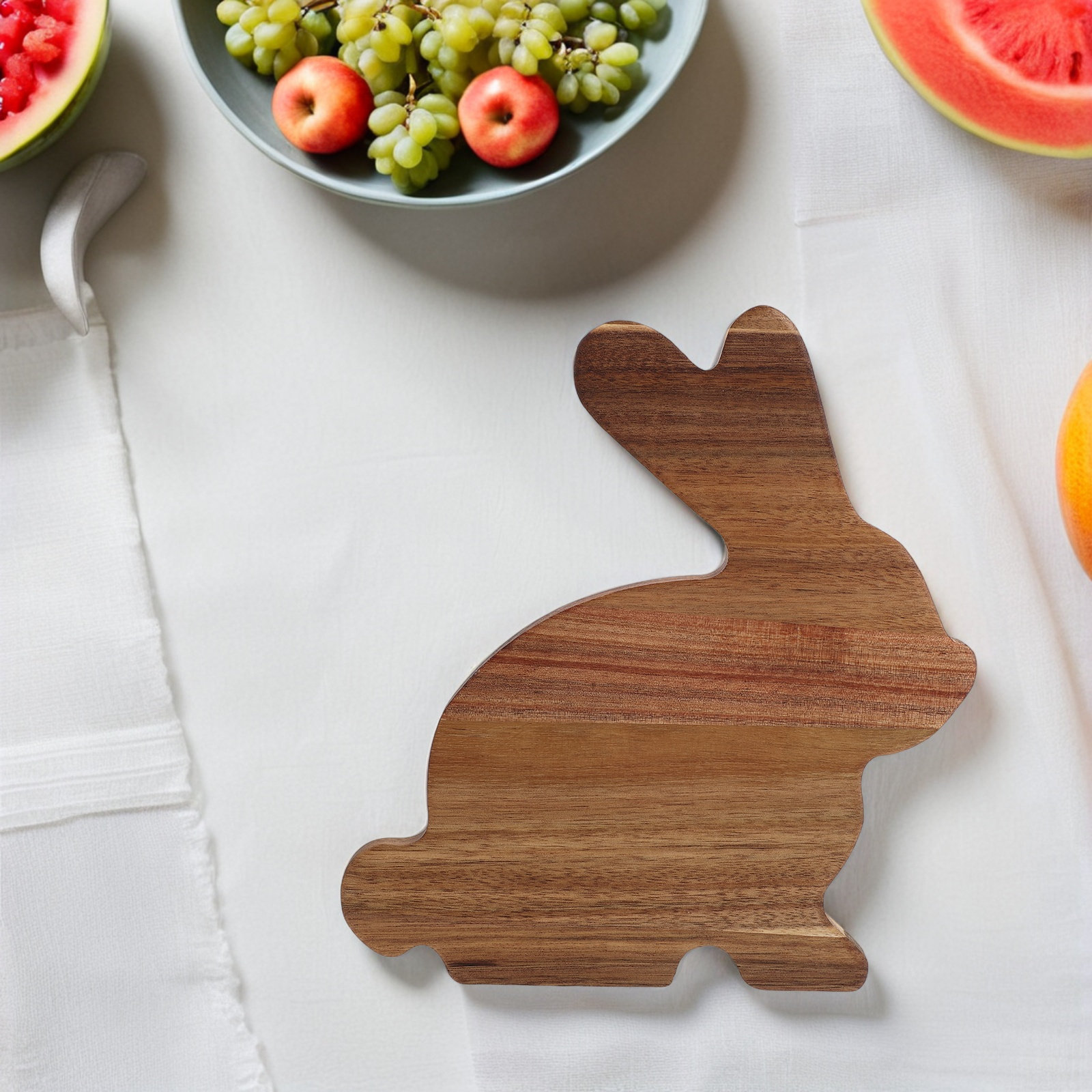 طبق تقديم خشبي على شكل أرنب، ل - مراجعة Wooden Serving Tray وسعره
