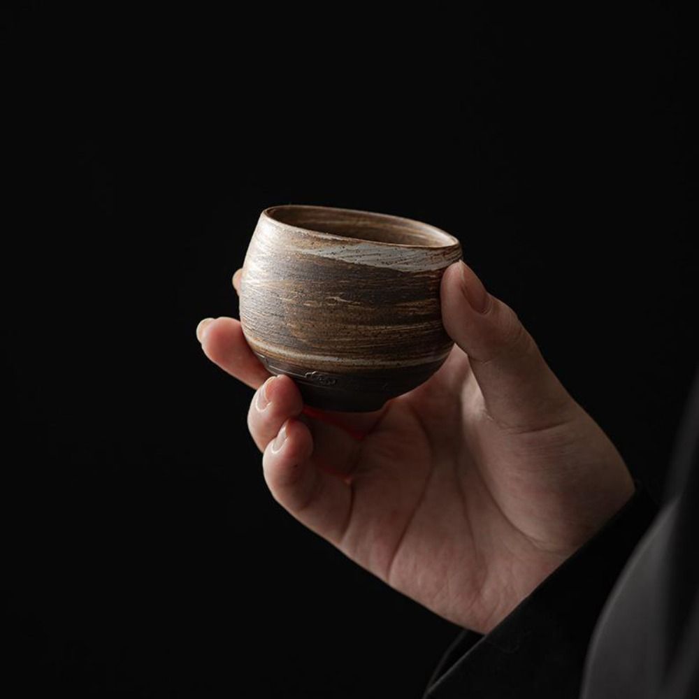 طقم شاي الكونغ فو كوب شاي من ا - مراجعة Handmade Ceramic Mug وسعره