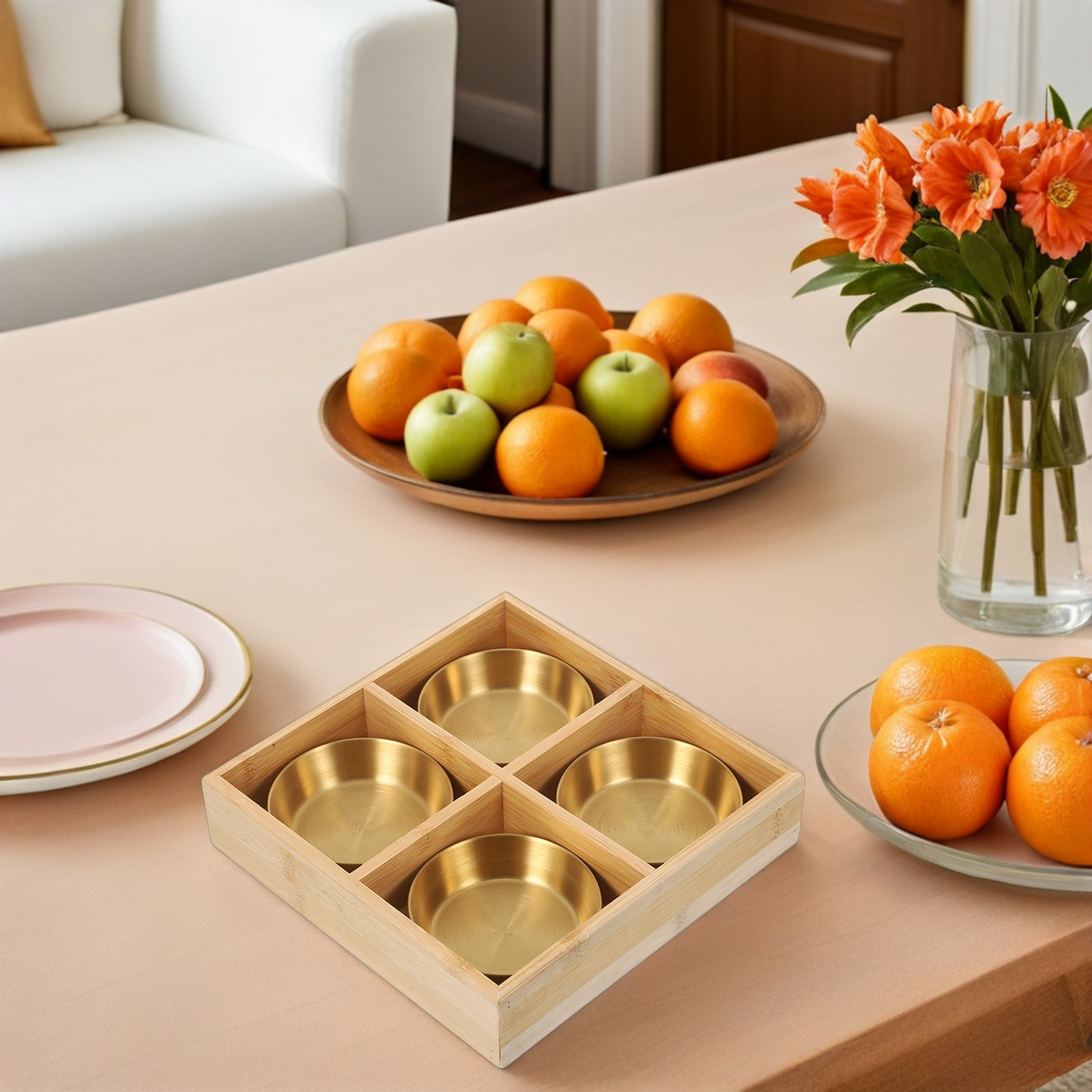 طقم واحد من صينية تقديم من الخ - مراجعة Wooden Serving Tray وسعره
