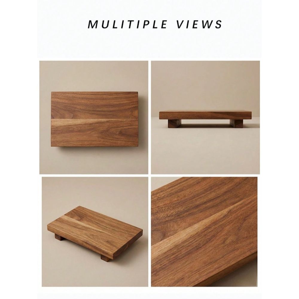 مجموعة قطع من ألواح تقديم خشبي - مراجعة Wooden Serving Tray وسعره