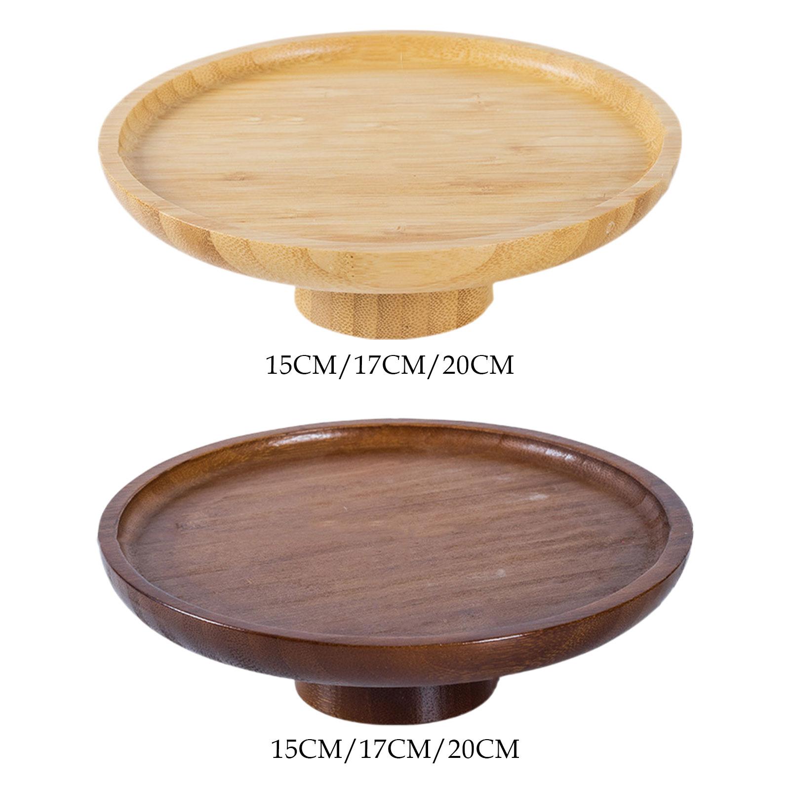 حامل الكيك الخشبي، صينية تقديم - مراجعة Wooden Serving Tray وسعره