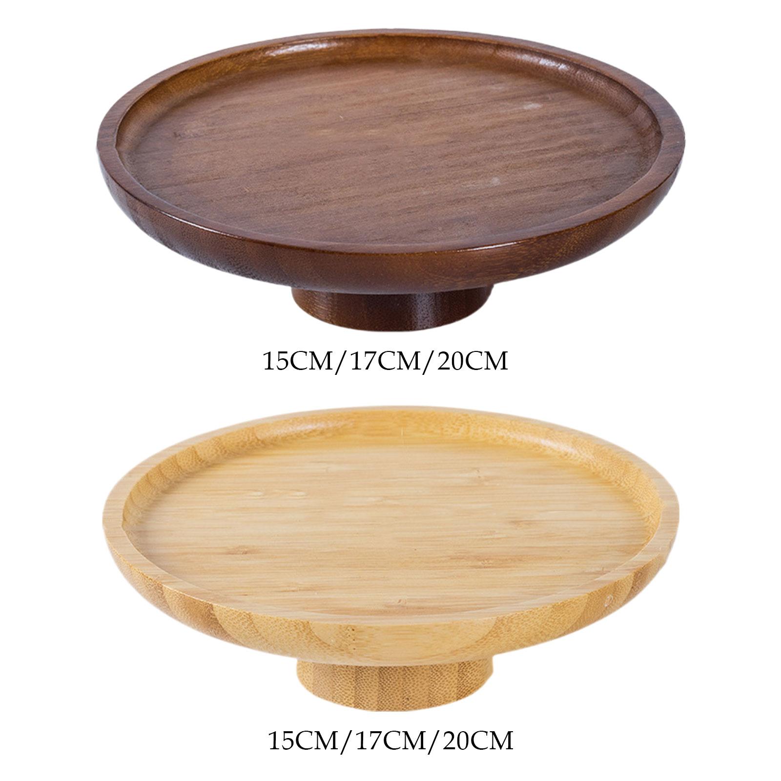 حامل الكيك الخشبي، صينية تقديم - مراجعة Wooden Serving Tray وسعره