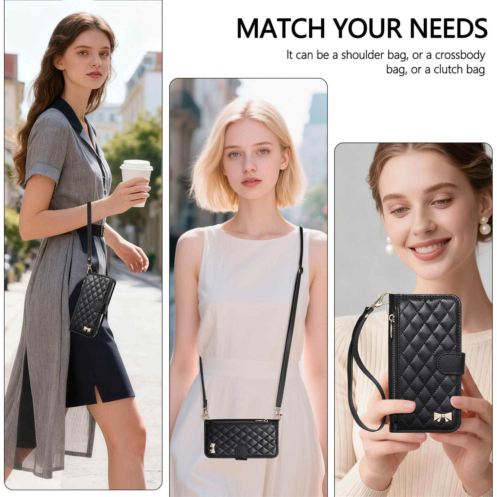جراب هاتف جلد صناعي بسحاب ومحف - مراجعة Leather Card Wallet وسعره