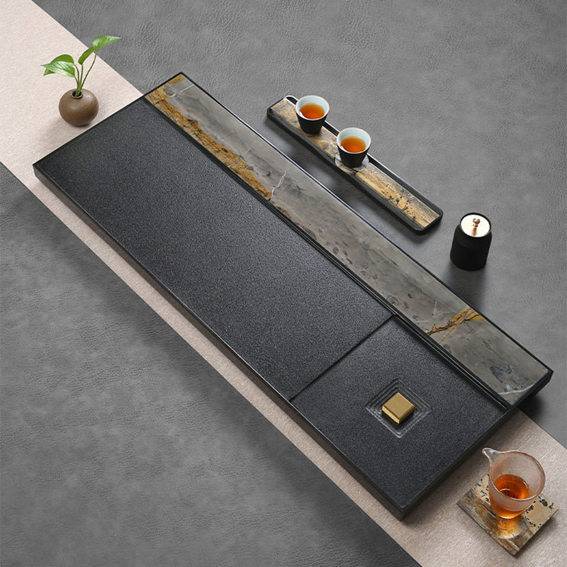 صينية شاي صينية طويلة، حاملات  - مراجعة Wooden Serving Tray وسعره